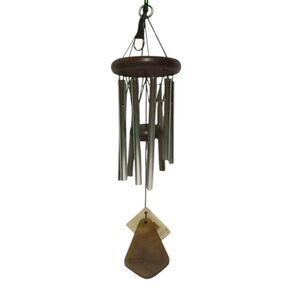 Weatherland-Sound Of Sunset In Black Walnut Wind Chime NWT For Front Porch Use!